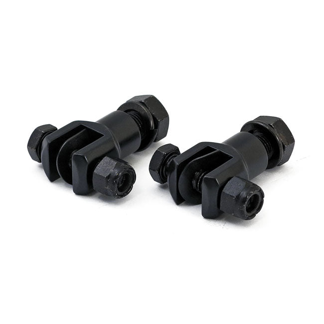 Passenger foot peg stud assembly. Black FOOTPEGS MOUNTS Mcs