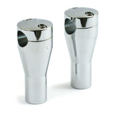 Panhead Style Risers. Chrome, 4" Rise Risers Mcs
