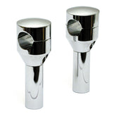 Glide Riser Set. 4" Rise. Chrome Risers Mcs
