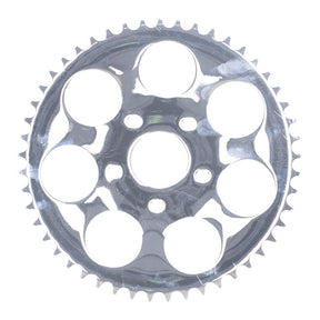 Rear Sprocket, Chrome. 49t Sprockets Rear Wheel Mcs