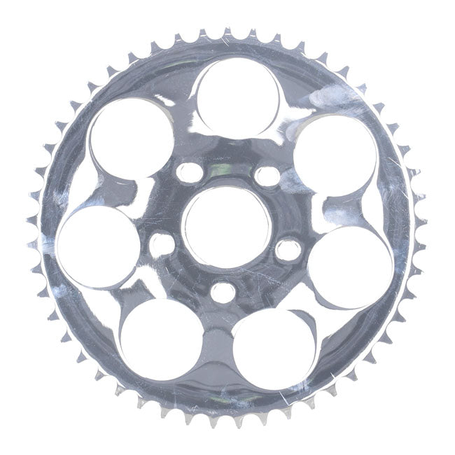 Rear Sprocket, Chrome. 49t Sprockets Rear Wheel Mcs