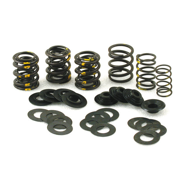 S&S, valve spring kit. Steel top collars .590" lift VALVE SPRINGS S&S