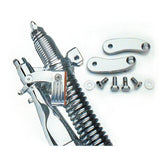 Front Springer Turn Signal Relocation Kit. Chrome Turn Signals Relocation Kits Mcs