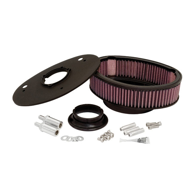 K&N, RK-series Twin Cam oval air cleaner assy. X-wide Air Cleaner K&N