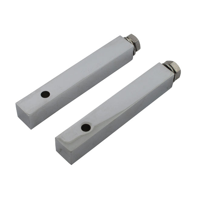 5/8" Foot Peg Extension Bar. 4" (102mm) Long Footpegs Extension Bars Mcs