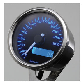 Daytona, Velona 60mm electronic speedometer 260km/h, SS SPEEDOMETERS Daytona