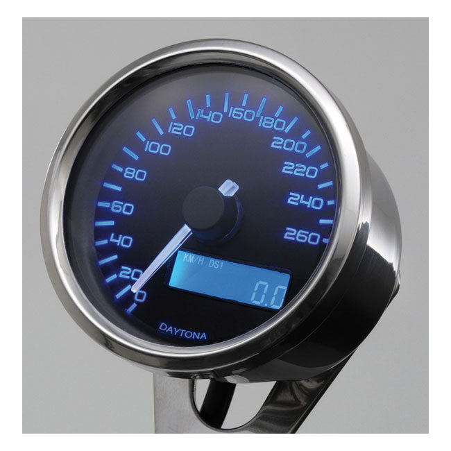 Daytona, Velona 60mm electronic speedometer 260km/h, SS SPEEDOMETERS Daytona