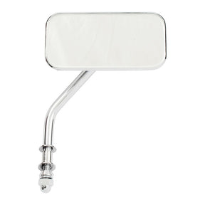 Small Rectangular Mirror. Short Stem, Chrome Mirrors Mcs