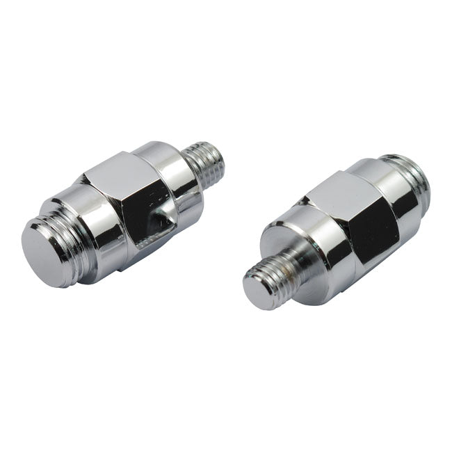 Fx, Dyna Front Turn Signal Relocation Kit. Chrome Turn Signals Relocation Kits Mcs