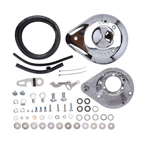 S&S, teardrop air cleaner assembly. Chrome Air Cleaner S&S