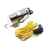 Round Custom Ignition Coil Kit, 6v. Chrome Coils Mcs