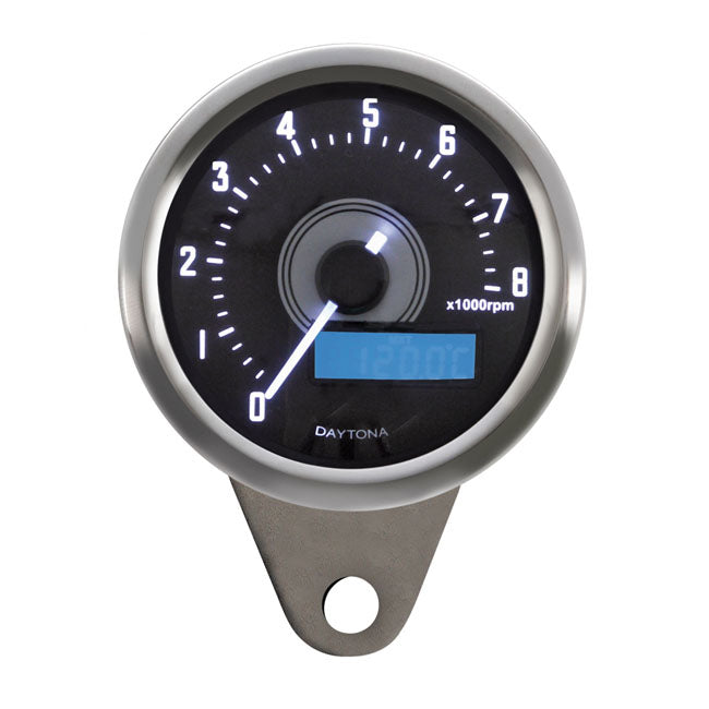 Daytona Velona60 Tachometer 8000 Rpm Po Tachometers Daytona