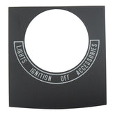 Ignition Switch Decal Dash Misc Mcs