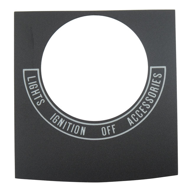 Ignition Switch Decal Dash Misc Mcs