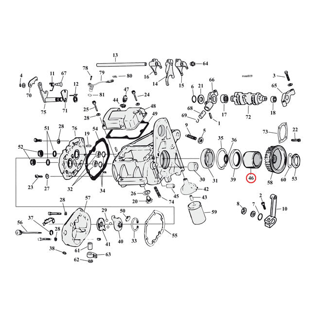 Transmission Spacer 5 Speed 79 84 Transmission Misc Jims