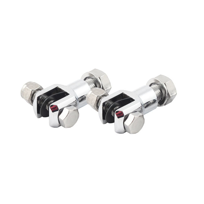 Passenger Foot Peg Stud Assembly. Chrome Footpegs Mounts Mcs