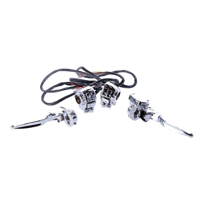 Handlebar Control Kit Chrome Mcs