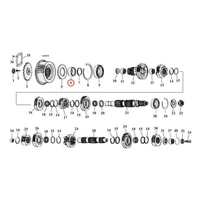 Gzp Spacer, Belt Sprocket #33344 94 Each