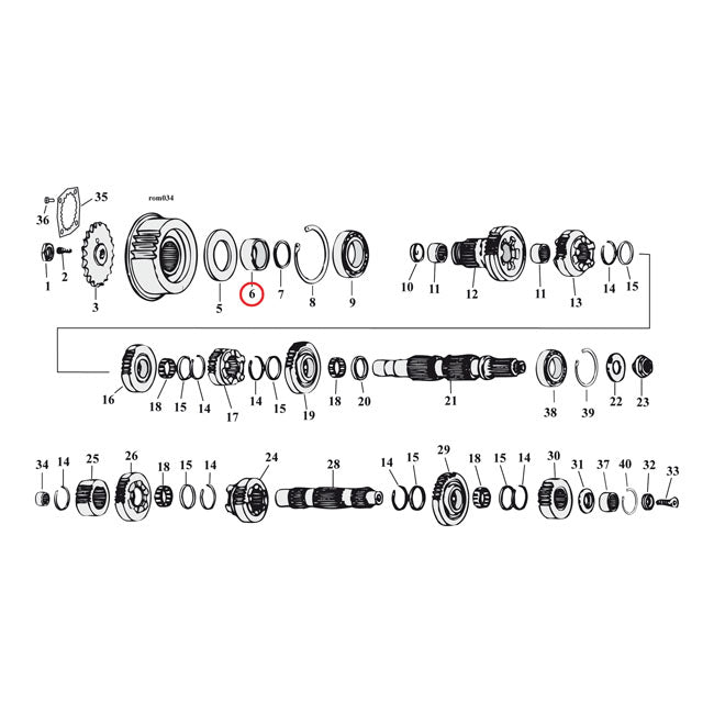 Gzp Spacer, Belt Sprocket #33344 94 Each