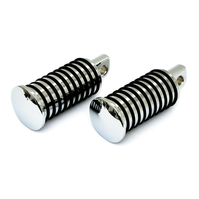 Sundance O Ring Foot Pegs. Large Diameter. H D Male Mount Footpegs Mcs