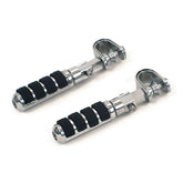 Comfort Foot Peg Set. Clamp On. Chrome Footpegs Mcs