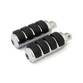 Comfort Foot Pegs. Large Diameter. Chrome Footpegs Mcs