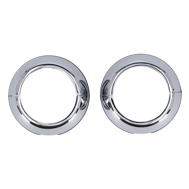 2 Piece Chrome Fork Boot Covers Fork Boot Covers Mcs