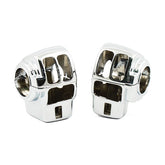 Switch Housing Set. Chrome Switch Housings Mcs
