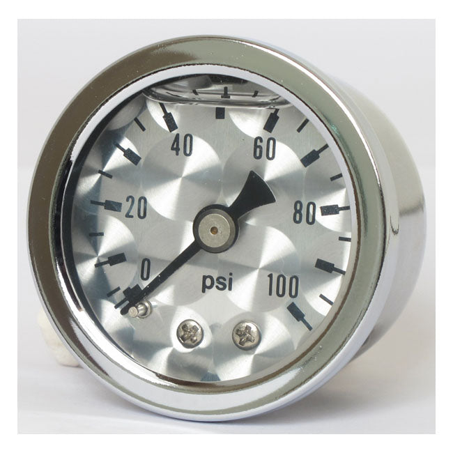 Marshall Oil Pressure Gauge, 0 100 Psi. Stainless Housing Oil Pressure Gauges Marshall