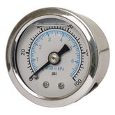 Marshall Oil Pressure Gauge, 0 100 Psi. Stainless Housing Oil Pressure Gauges Marshall