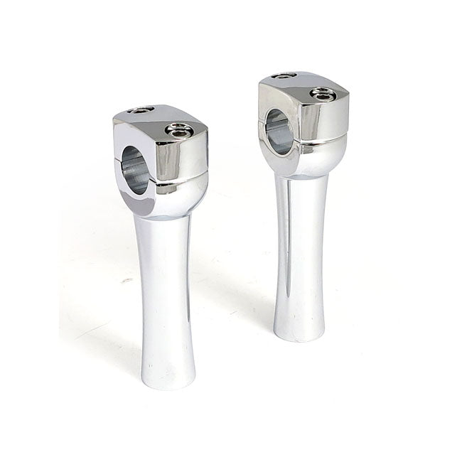 Dighton 5" Domed Risers. Chrome Risers Mcs