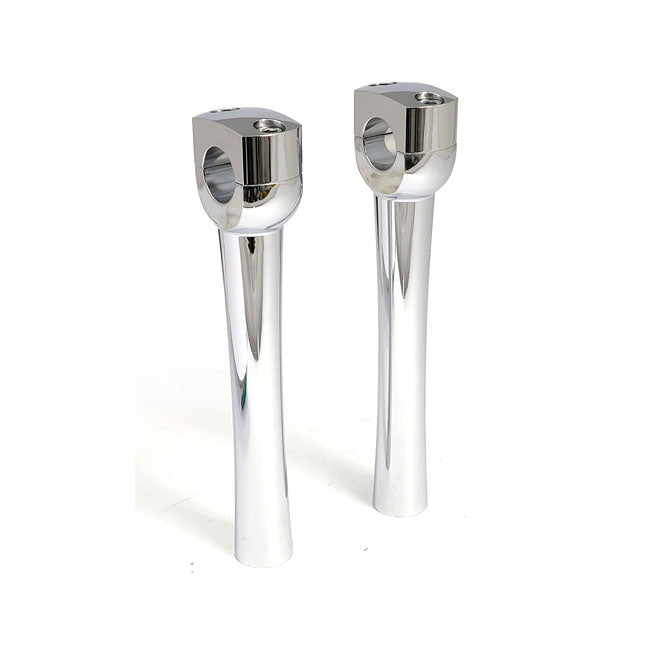 Dighton 8" Domed Risers. Chrome Risers Mcs