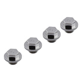 Street Hogs, Rocker Shaft End Plug Set. Hex Style. Stainless Rocker Shaft End Plugs Streethogs
