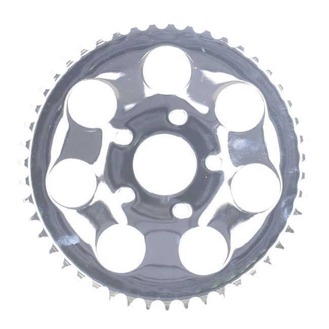 Rear Sprocket, Chrome. 47t Sprockets Rear Wheel Mcs