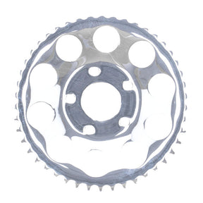 Rear Sprocket, Chrome. 46t Sprockets Rear Wheel Mcs