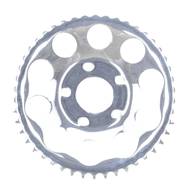 Rear Sprocket, Chrome. 46t Sprockets Rear Wheel Mcs