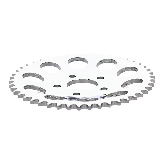 Rear Sprocket, Chrome. 46t Sprockets Rear Wheel Mcs
