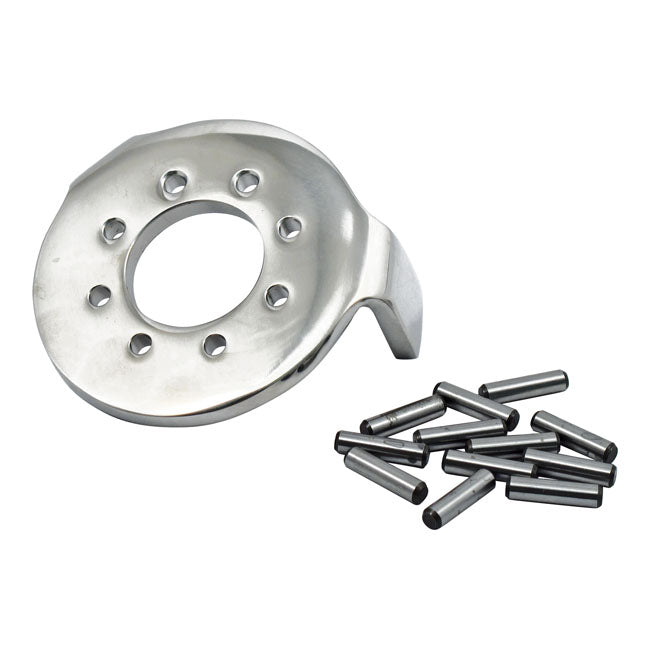 Triple Tree Mounted Fork Stop Kit. Stainless Fork Stops Mcs