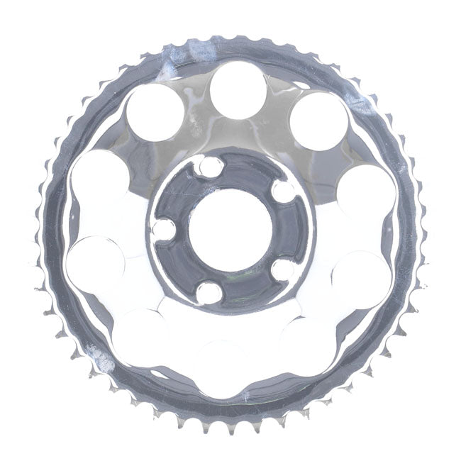 Rear Sprocket, Chrome. 49t Sprockets Rear Wheel Mcs