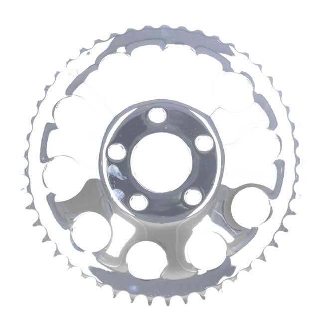 Rear Sprocket, Chrome. 49t Sprockets Rear Wheel Mcs