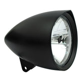 Smoothie 5 3/4" Headlamp With Peak Visor. Black Headlamp Visors Mcs
