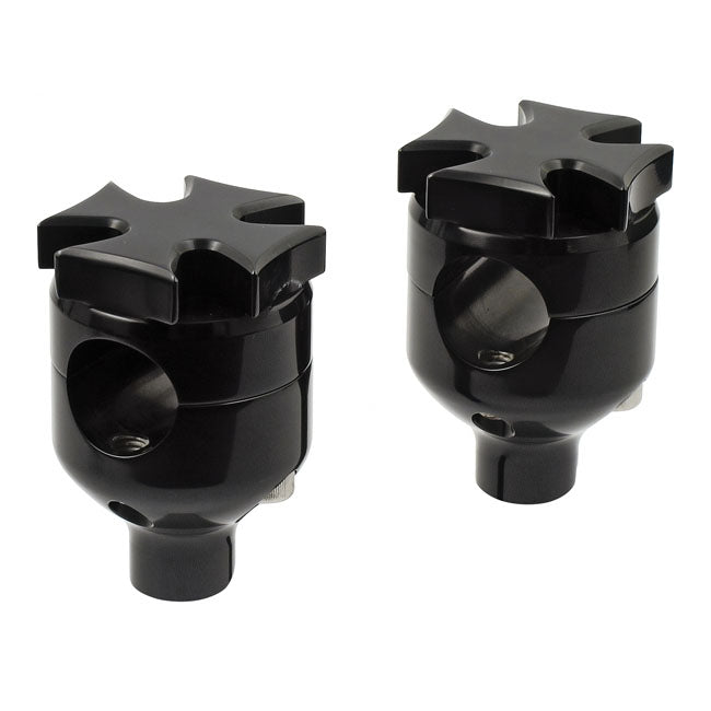 Flat Maltese Riser, 2" Black Risers Mcs