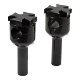 Maltese Riser Set. 4" Rise. Black Risers Mcs