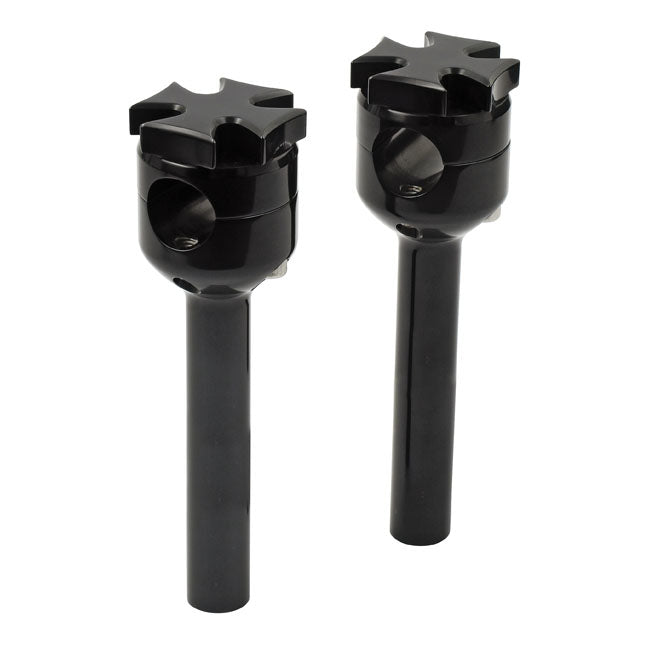 Maltese Riser Set. 6" Rise. Black Risers Mcs