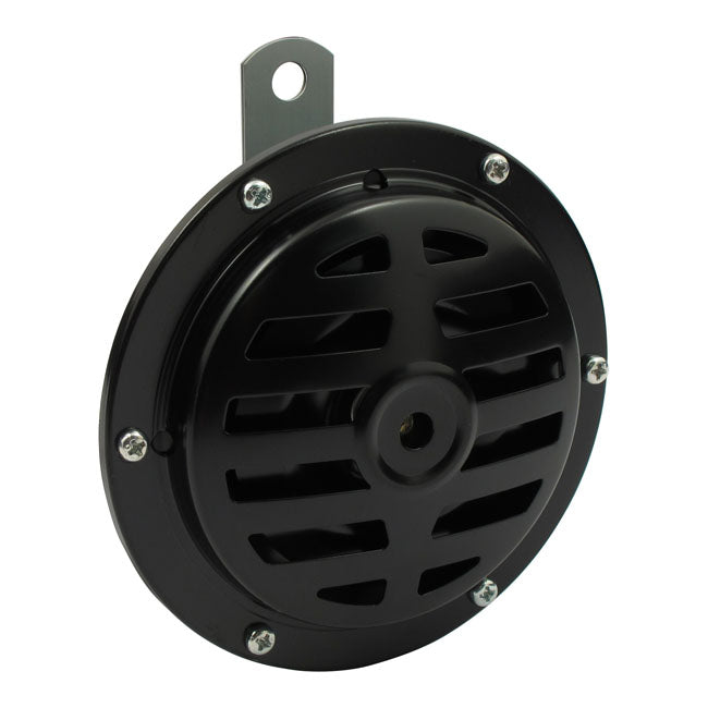 Large Springer Style Horn. 12 Volt. Black Horns Mcs