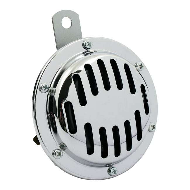 Custom Disc Horn. 101mm. High Tone. Chrome Horns Mcs