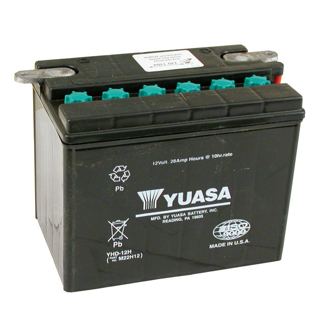 Yuasa, 12V lead-acid battery. 28Ah BATTERIES Yuasa