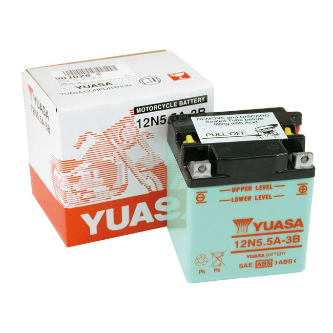 Yuasa, 12V lead-acid battery. 5.5Ah BATTERIES Yuasa