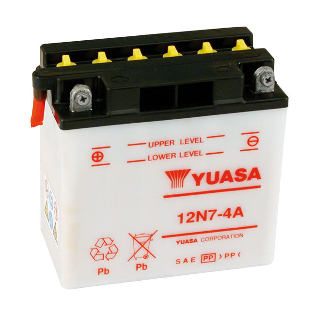 Yuasa, 12V lead-acid battery. 7Ah BATTERIES Yuasa