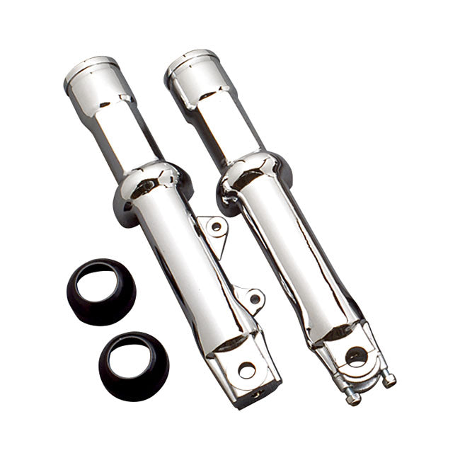 Lower Fork Legs, Single Disc. Polished Fork Lower Legs Mcs